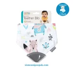 پیشبند و دندانگیر سیلیکونی نوزاد دی روحه مدل طرح‌دار - تصویر 11